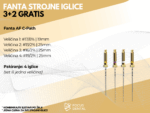 Ljetna akcija 3+2 gratis za Fanta strojne iglice, model AF C-Path. Cijena 127,50 eura.